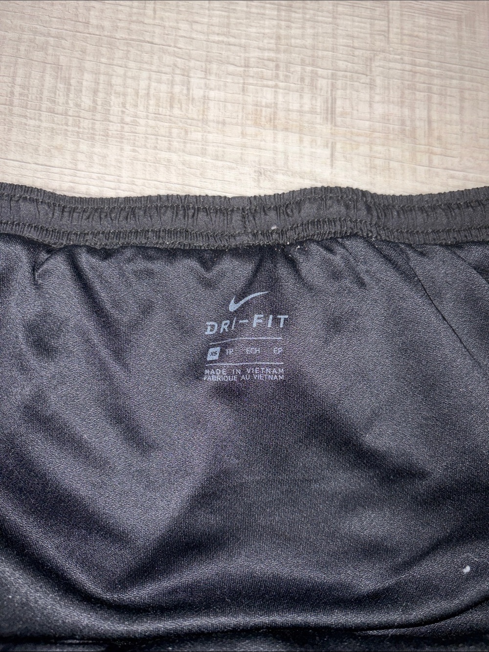 Nike Women’s Black Athletic Shorts with Pink Accents - Picture 3 of 4